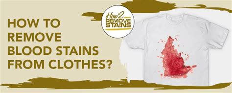 remove fake blood stains from clothes|best blood stain removal products.